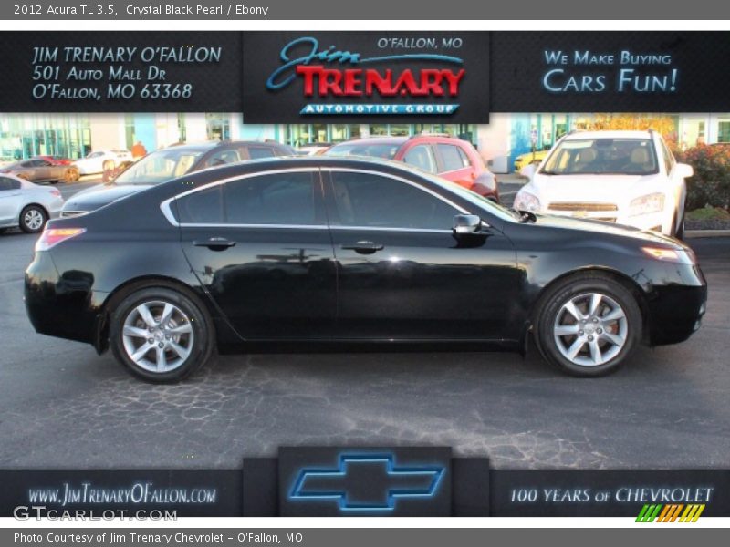 Crystal Black Pearl / Ebony 2012 Acura TL 3.5