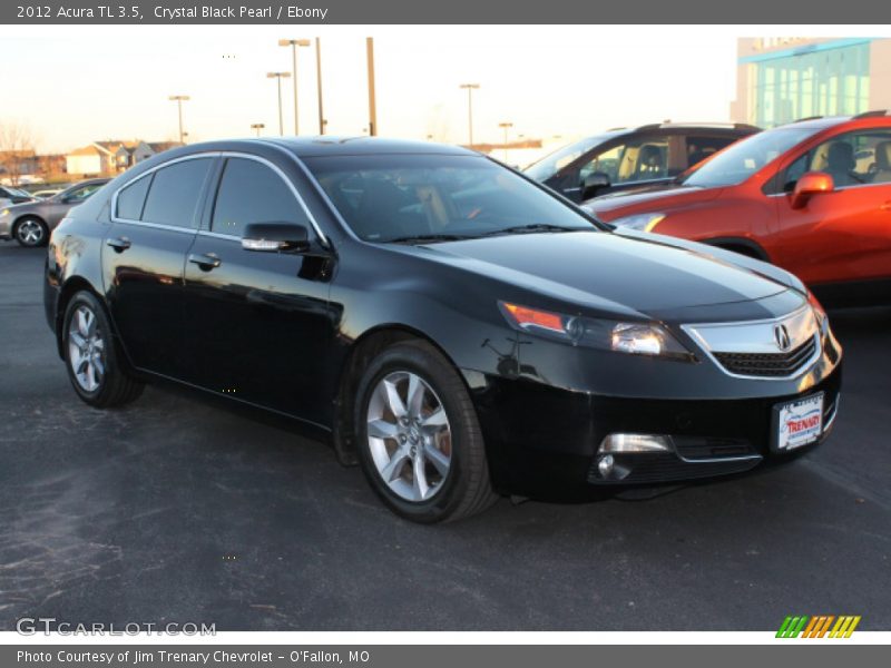 Crystal Black Pearl / Ebony 2012 Acura TL 3.5