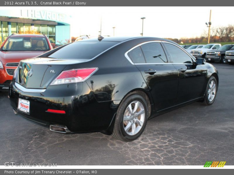 Crystal Black Pearl / Ebony 2012 Acura TL 3.5