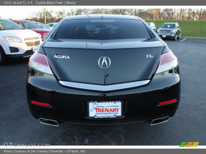 Crystal Black Pearl / Ebony 2012 Acura TL 3.5