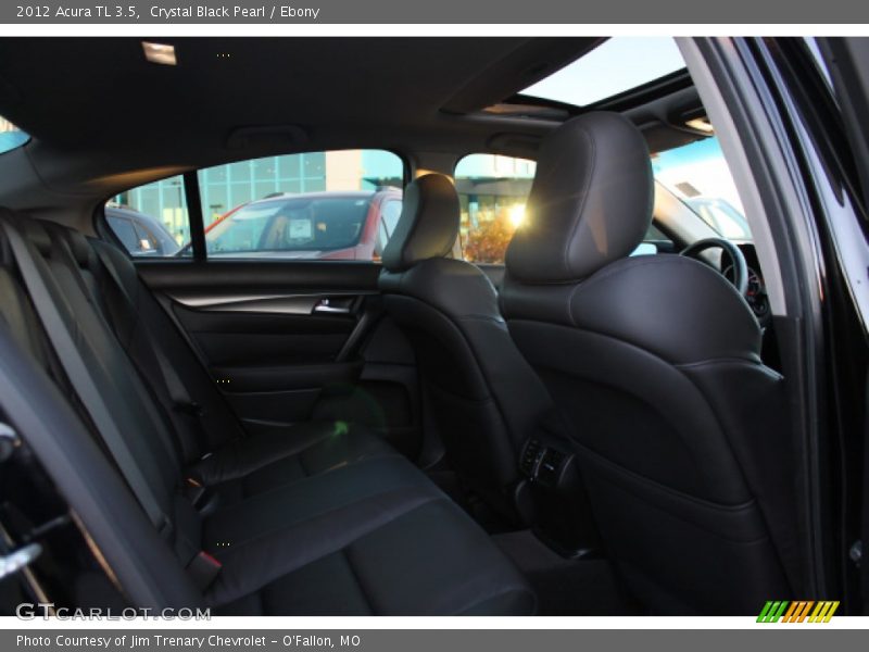 Crystal Black Pearl / Ebony 2012 Acura TL 3.5