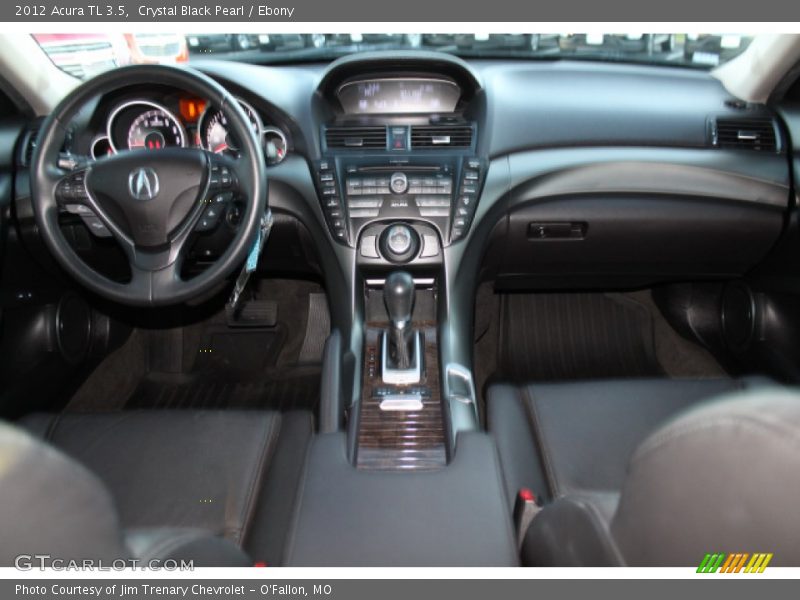 Crystal Black Pearl / Ebony 2012 Acura TL 3.5