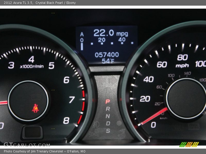 Crystal Black Pearl / Ebony 2012 Acura TL 3.5