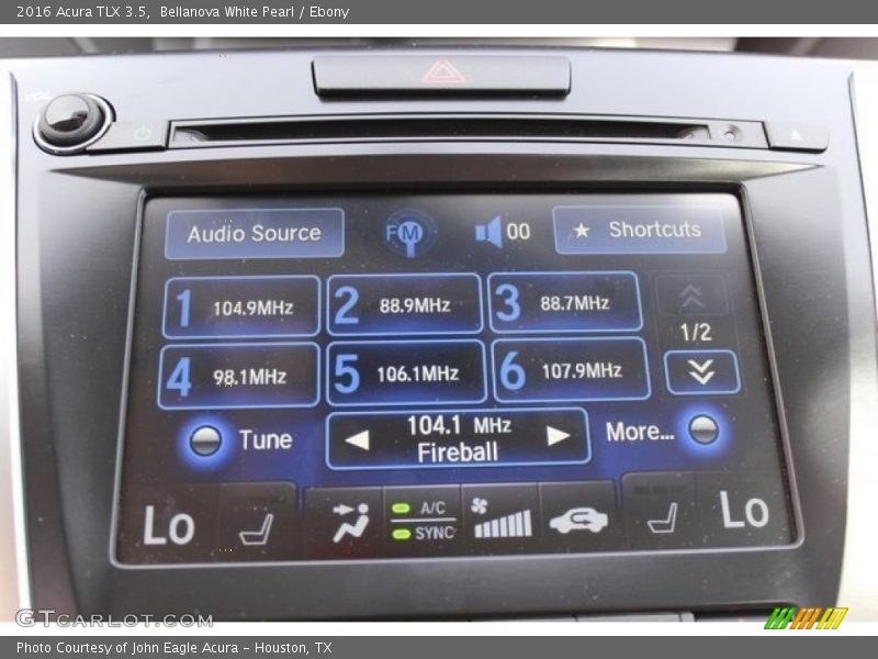 Bellanova White Pearl / Ebony 2016 Acura TLX 3.5