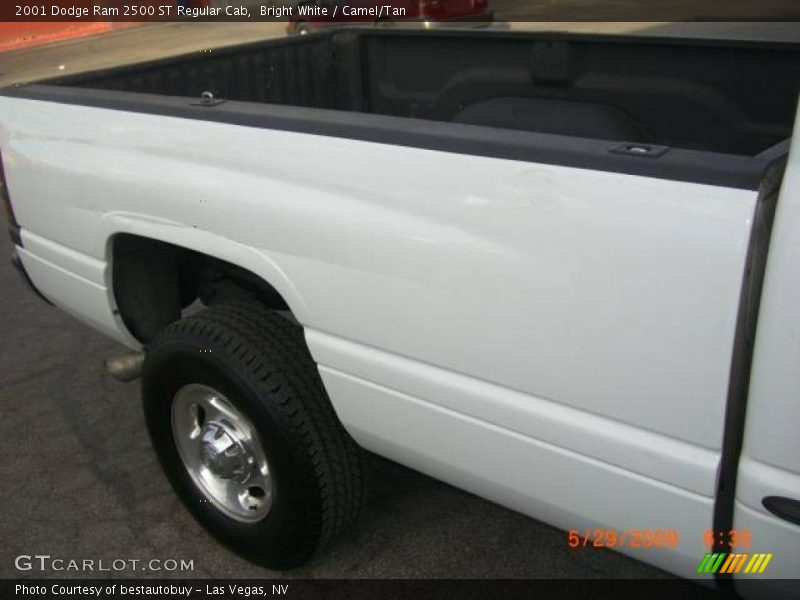 Bright White / Camel/Tan 2001 Dodge Ram 2500 ST Regular Cab