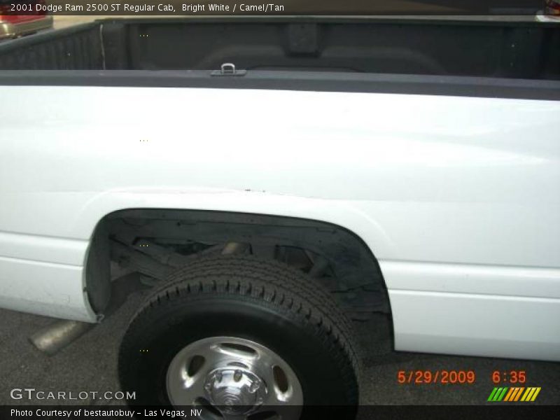Bright White / Camel/Tan 2001 Dodge Ram 2500 ST Regular Cab