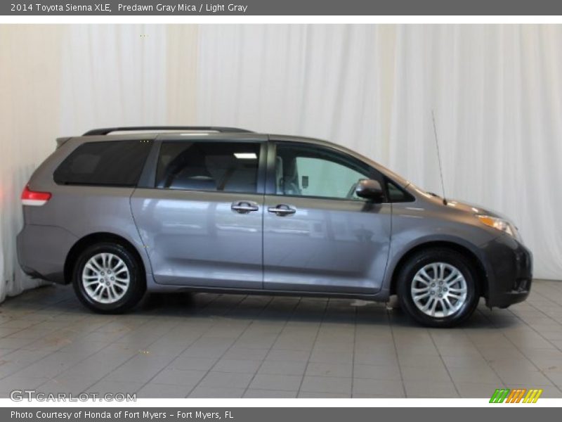 Predawn Gray Mica / Light Gray 2014 Toyota Sienna XLE