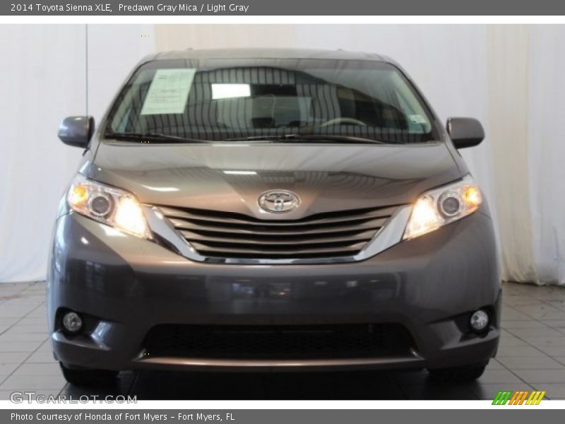 Predawn Gray Mica / Light Gray 2014 Toyota Sienna XLE