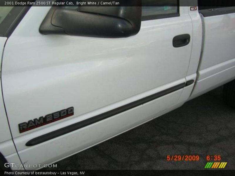 Bright White / Camel/Tan 2001 Dodge Ram 2500 ST Regular Cab