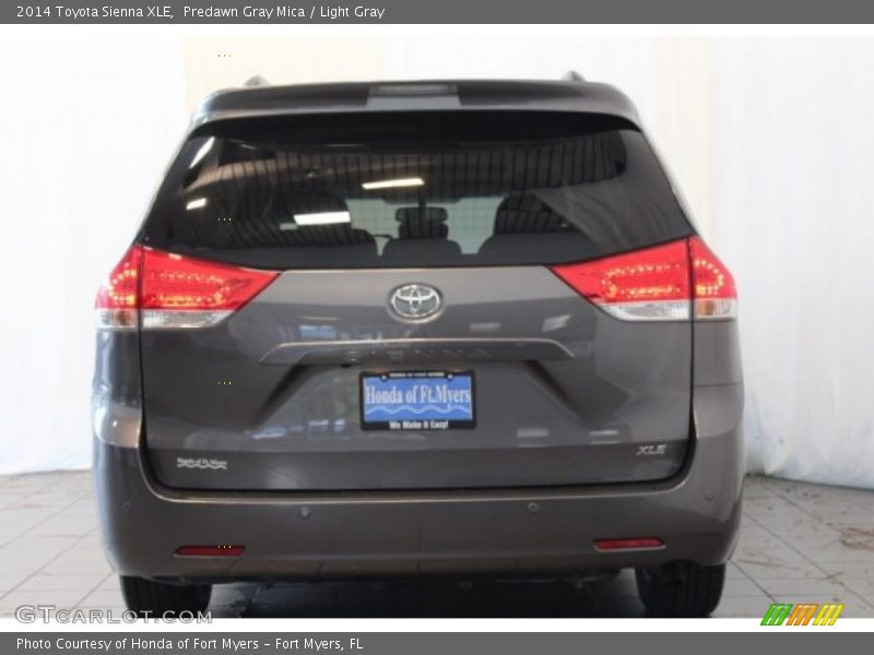 Predawn Gray Mica / Light Gray 2014 Toyota Sienna XLE