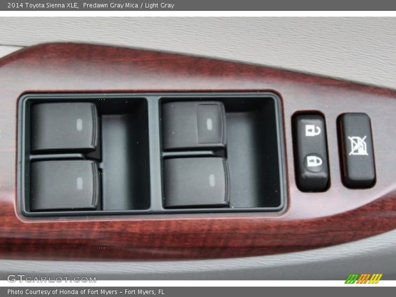Predawn Gray Mica / Light Gray 2014 Toyota Sienna XLE