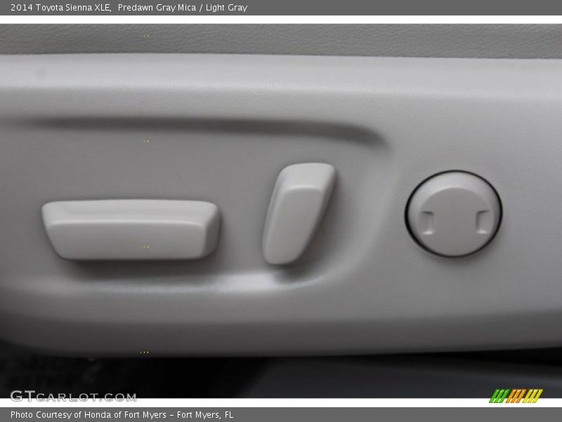 Predawn Gray Mica / Light Gray 2014 Toyota Sienna XLE