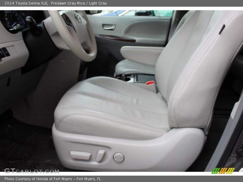 Predawn Gray Mica / Light Gray 2014 Toyota Sienna XLE