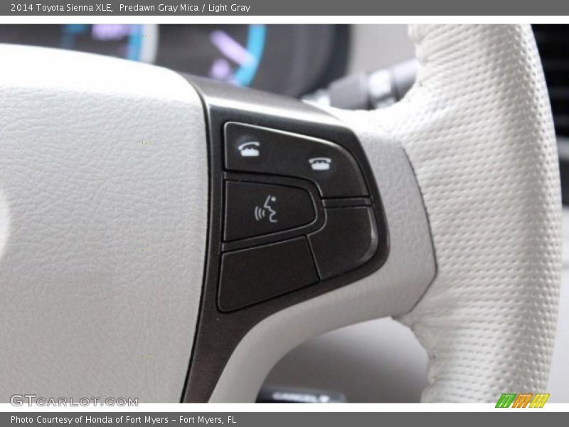 Predawn Gray Mica / Light Gray 2014 Toyota Sienna XLE