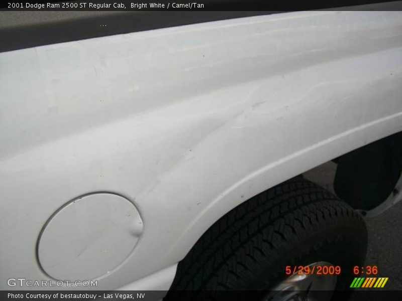 Bright White / Camel/Tan 2001 Dodge Ram 2500 ST Regular Cab
