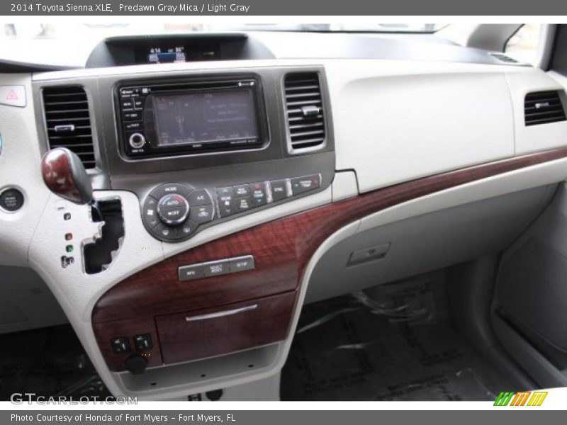 Predawn Gray Mica / Light Gray 2014 Toyota Sienna XLE