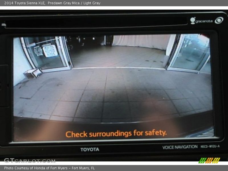 Predawn Gray Mica / Light Gray 2014 Toyota Sienna XLE
