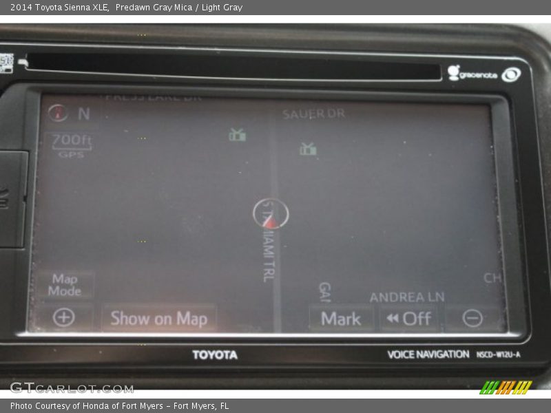 Predawn Gray Mica / Light Gray 2014 Toyota Sienna XLE