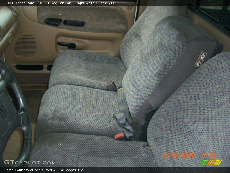 Bright White / Camel/Tan 2001 Dodge Ram 2500 ST Regular Cab