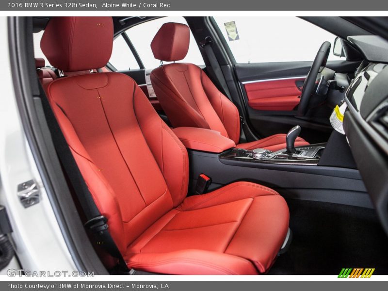 Front Seat of 2016 3 Series 328i Sedan