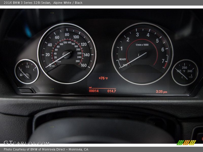 Alpine White / Black 2016 BMW 3 Series 328i Sedan