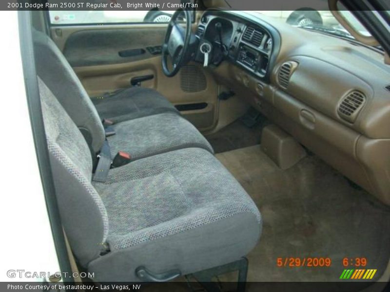Bright White / Camel/Tan 2001 Dodge Ram 2500 ST Regular Cab