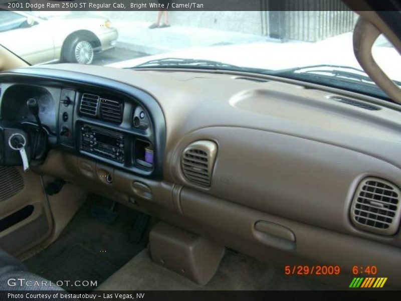 Bright White / Camel/Tan 2001 Dodge Ram 2500 ST Regular Cab