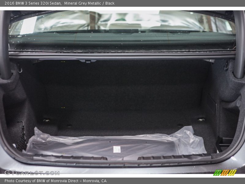 Mineral Grey Metallic / Black 2016 BMW 3 Series 320i Sedan