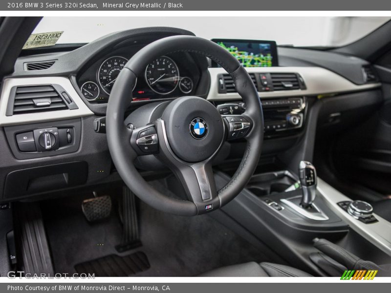 Mineral Grey Metallic / Black 2016 BMW 3 Series 320i Sedan