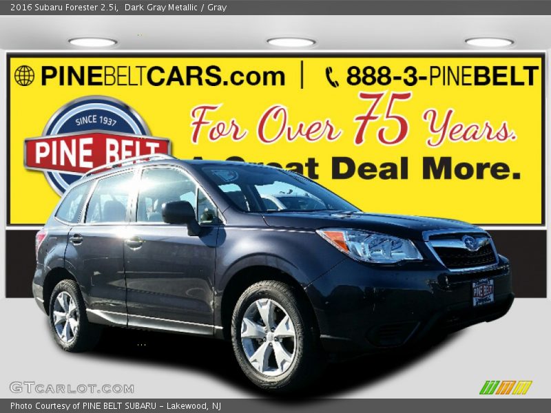 Dark Gray Metallic / Gray 2016 Subaru Forester 2.5i