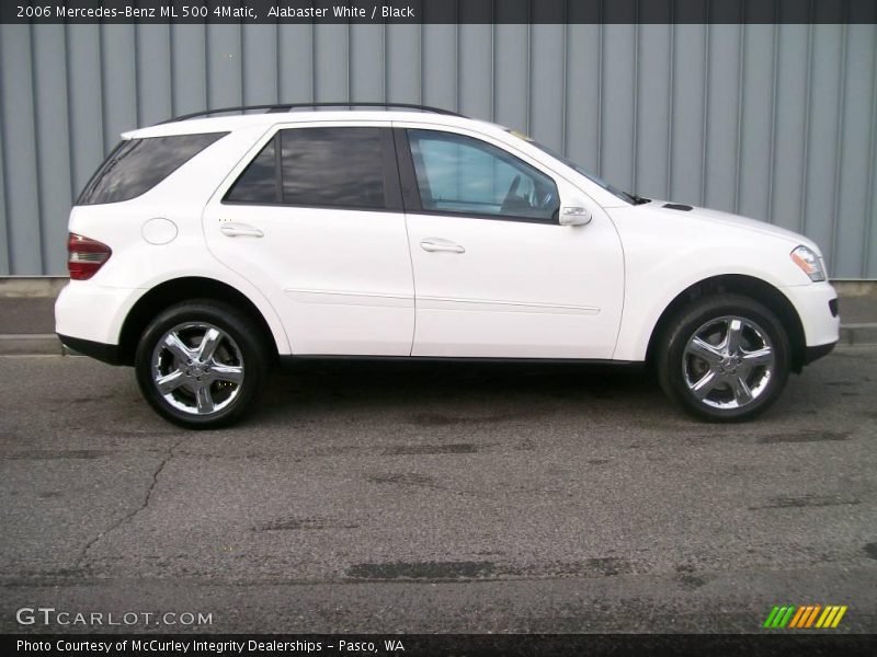 Alabaster White / Black 2006 Mercedes-Benz ML 500 4Matic