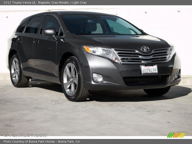 Magnetic Gray Metallic / Light Gray 2012 Toyota Venza LE