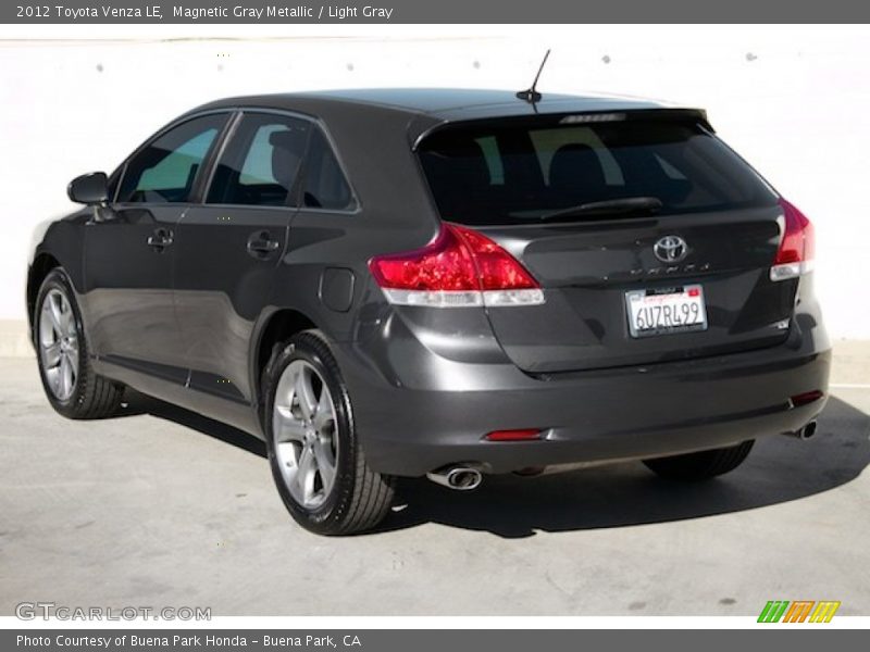 Magnetic Gray Metallic / Light Gray 2012 Toyota Venza LE