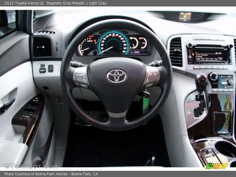 Magnetic Gray Metallic / Light Gray 2012 Toyota Venza LE
