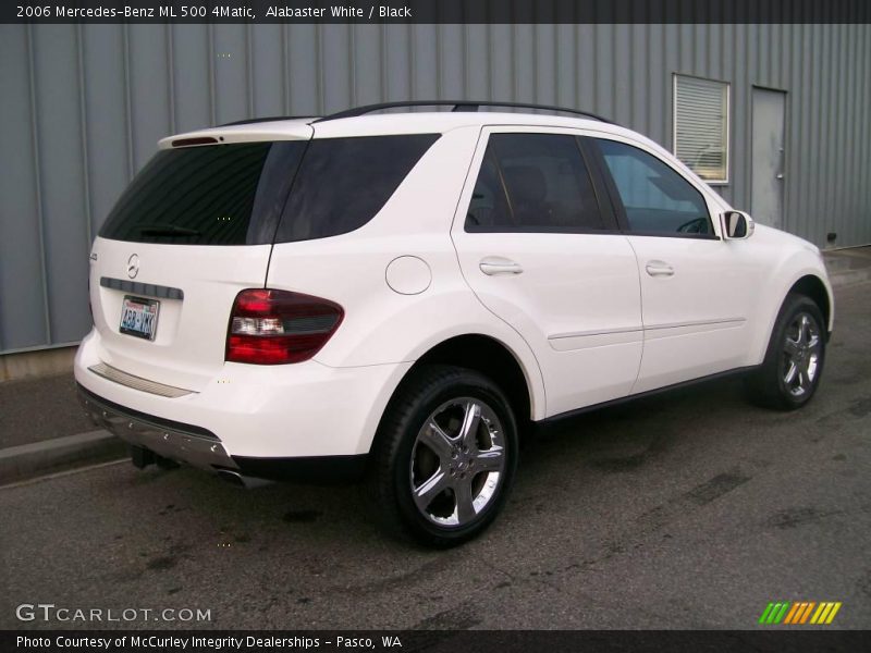 Alabaster White / Black 2006 Mercedes-Benz ML 500 4Matic