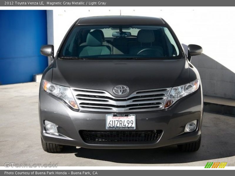 Magnetic Gray Metallic / Light Gray 2012 Toyota Venza LE