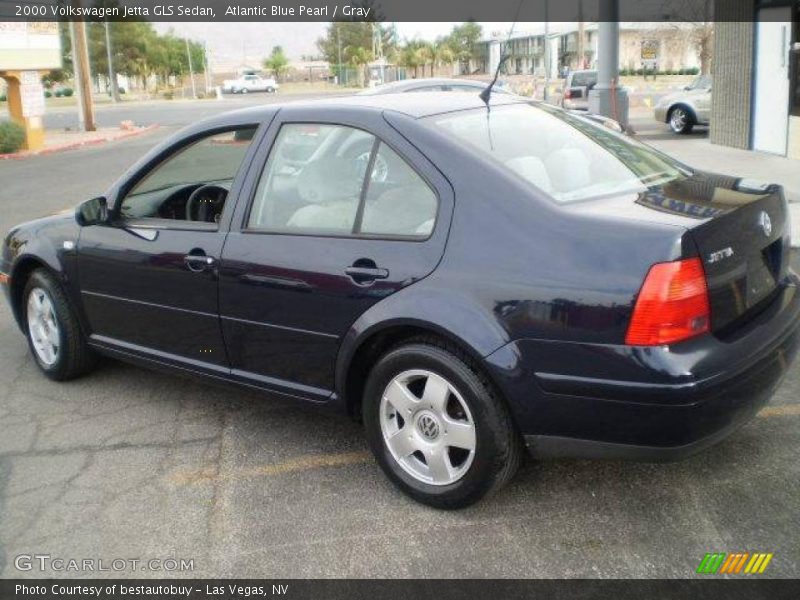 Atlantic Blue Pearl / Gray 2000 Volkswagen Jetta GLS Sedan
