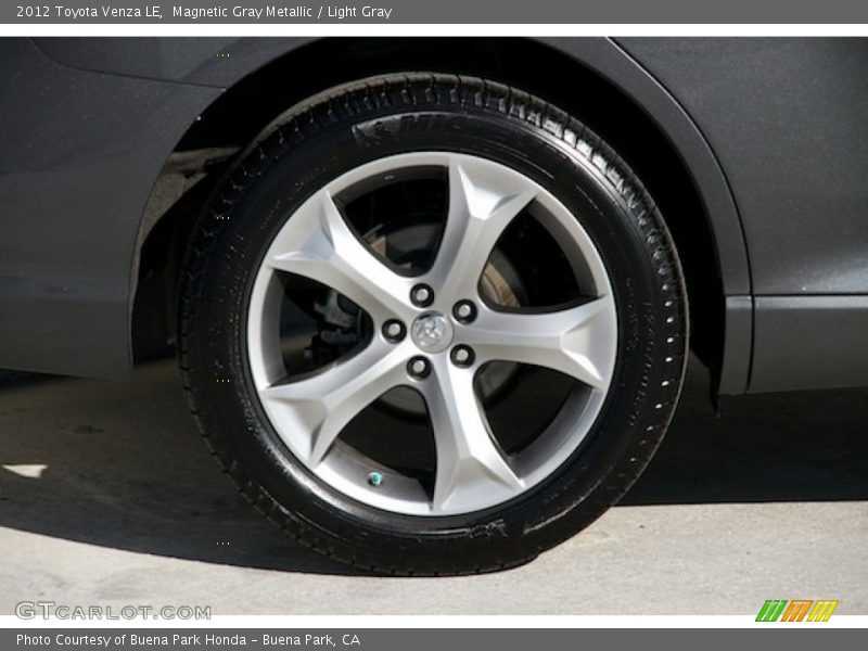 Magnetic Gray Metallic / Light Gray 2012 Toyota Venza LE