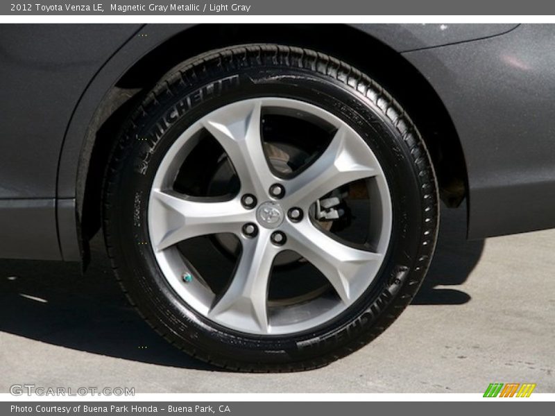 Magnetic Gray Metallic / Light Gray 2012 Toyota Venza LE