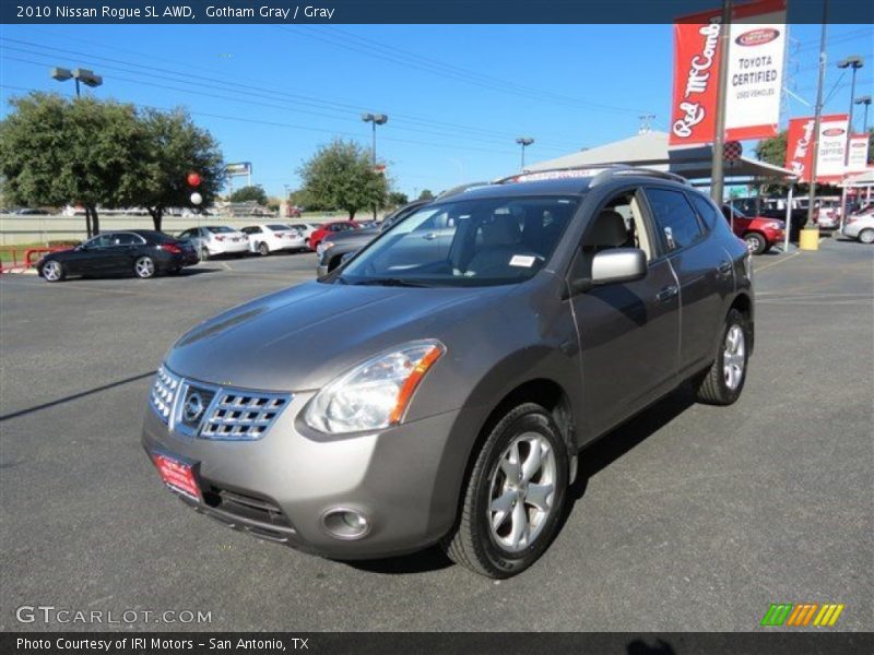 Gotham Gray / Gray 2010 Nissan Rogue SL AWD