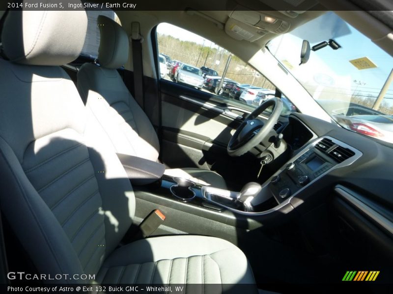 Ingot Silver / Earth Gray 2014 Ford Fusion S