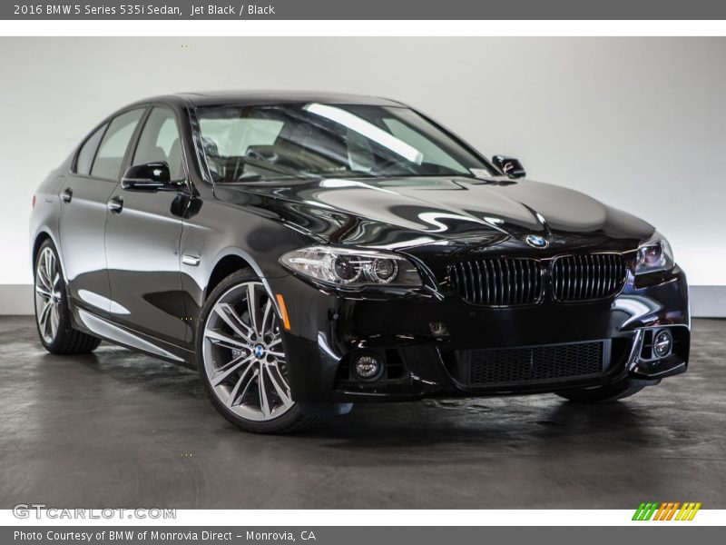 Jet Black / Black 2016 BMW 5 Series 535i Sedan