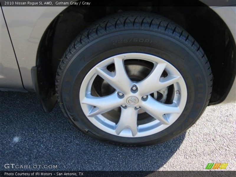 Gotham Gray / Gray 2010 Nissan Rogue SL AWD