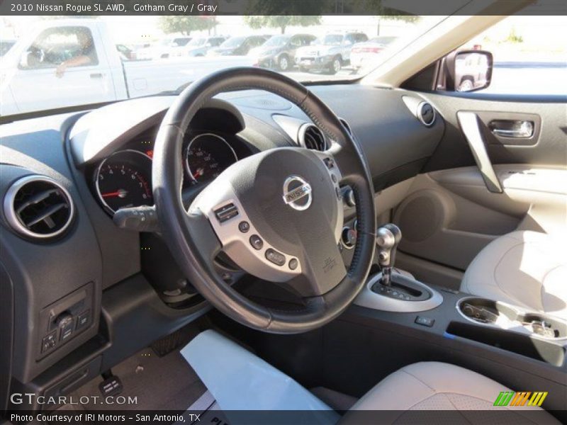 Gotham Gray / Gray 2010 Nissan Rogue SL AWD