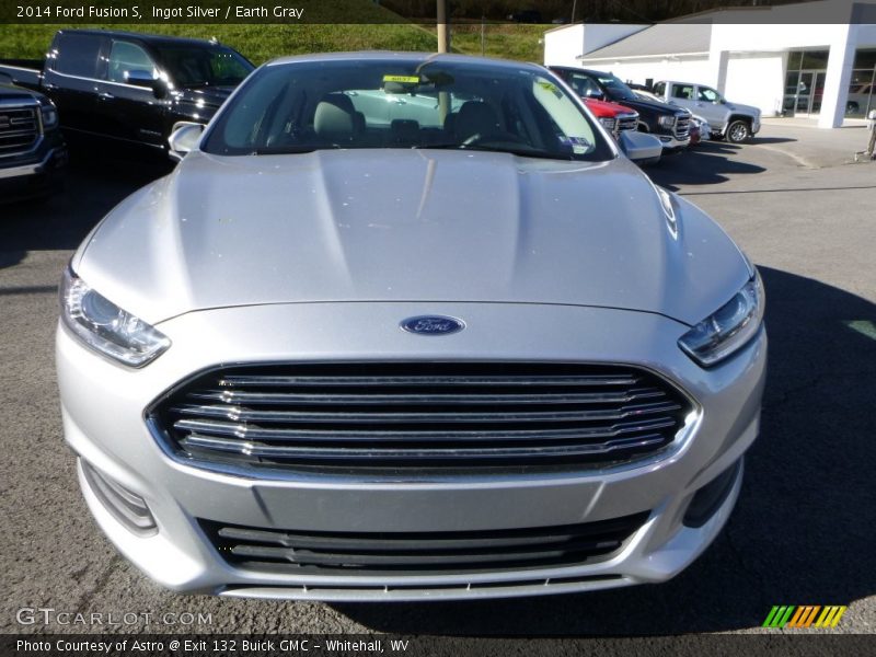 Ingot Silver / Earth Gray 2014 Ford Fusion S