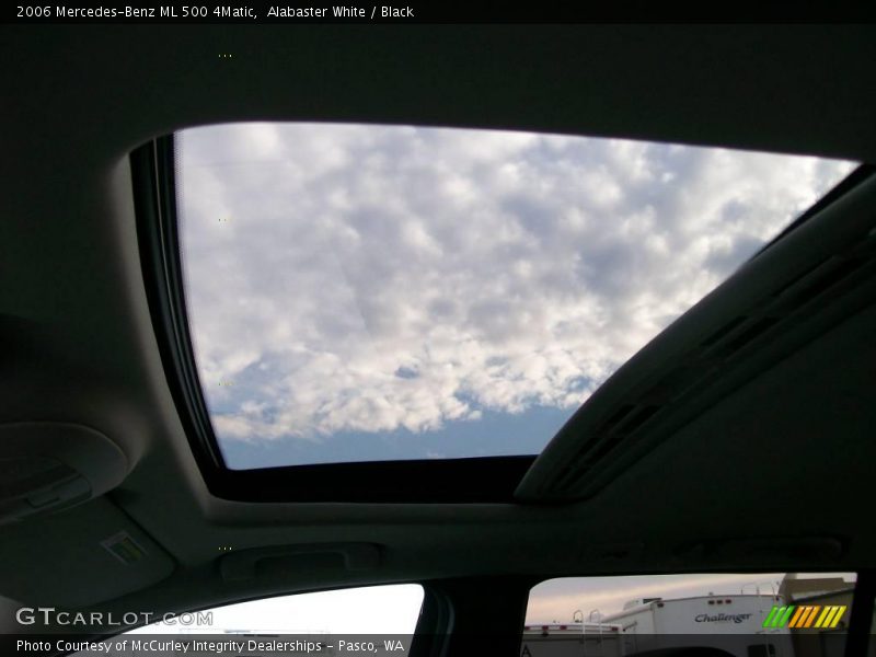 Alabaster White / Black 2006 Mercedes-Benz ML 500 4Matic