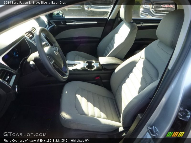 Ingot Silver / Earth Gray 2014 Ford Fusion S