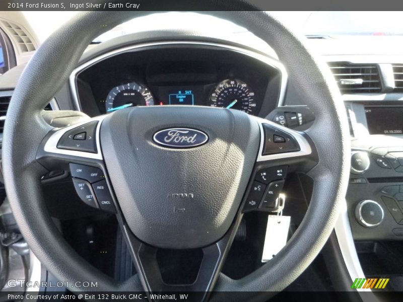 Ingot Silver / Earth Gray 2014 Ford Fusion S