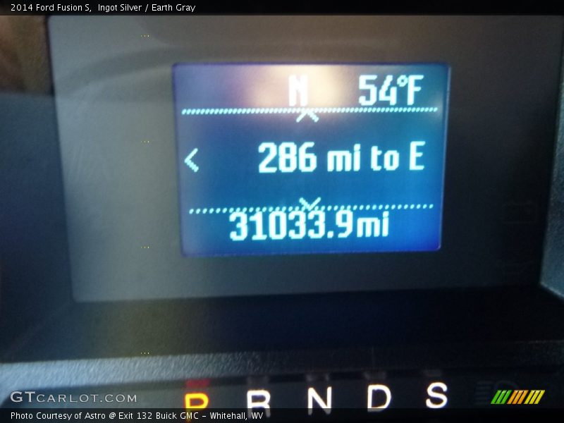 Ingot Silver / Earth Gray 2014 Ford Fusion S