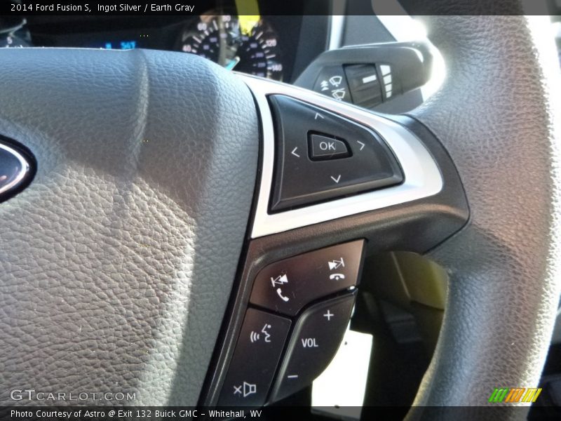 Ingot Silver / Earth Gray 2014 Ford Fusion S